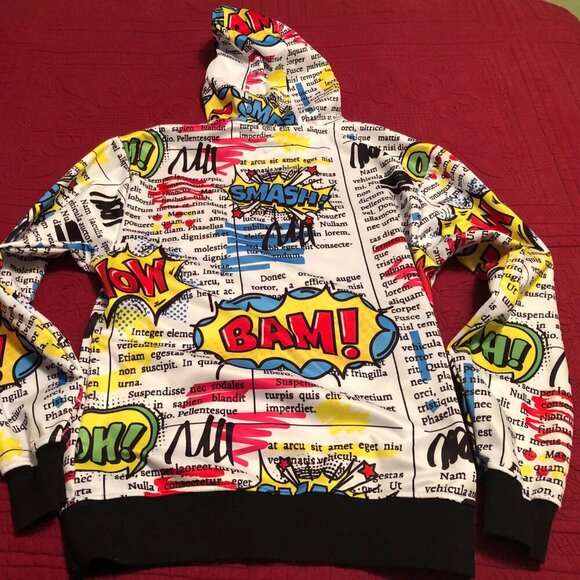 Encrypted comic hoodie Size Extra Large, Color white - Picture 6 of 6